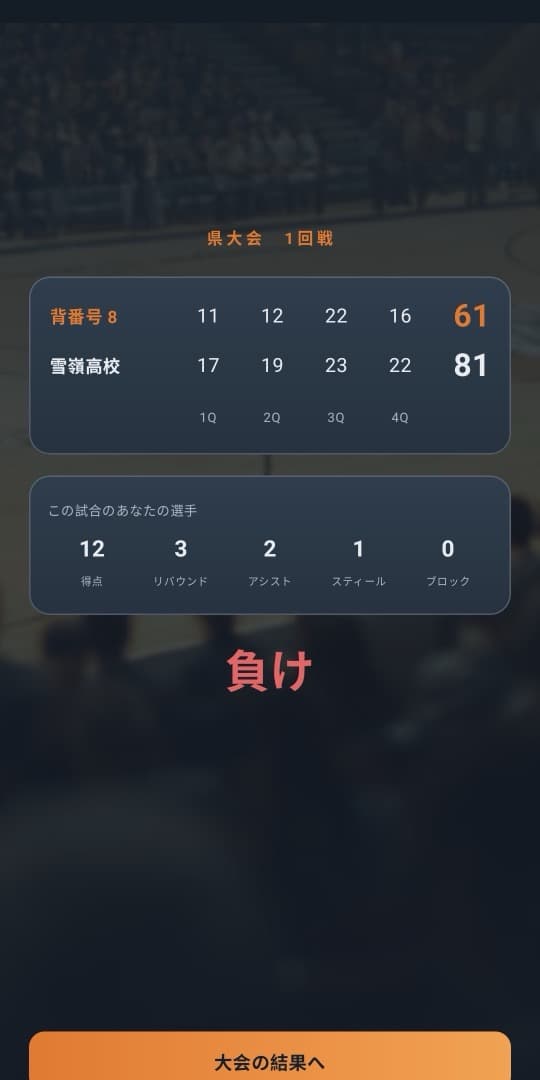 ダンクストーリーの画面(4/5)